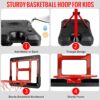 Kids Basketball Hoop with Stand, Adjustable Basketball Set, ...