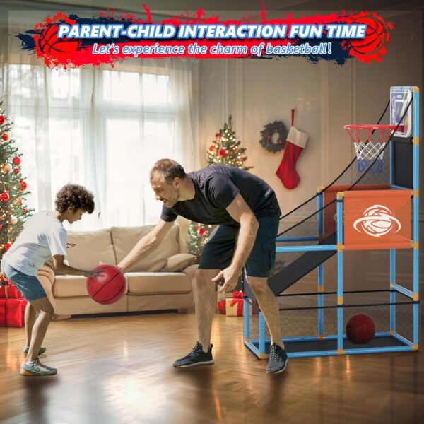Arcade Basketball Game Set Boy Toys: Indoor Basketball Hoop ...