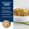 Augason Farms Sweetened Banana Chips Can, Emergency Food Sup...