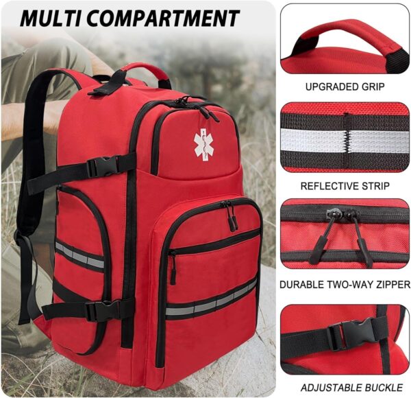 First Responder Bag, EMS Equipment Emergency Medical Supplie...