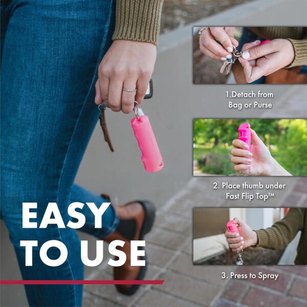 SABRE Pepper Spray & 2-in-1 Stun Gun with Flashlight, Self D...