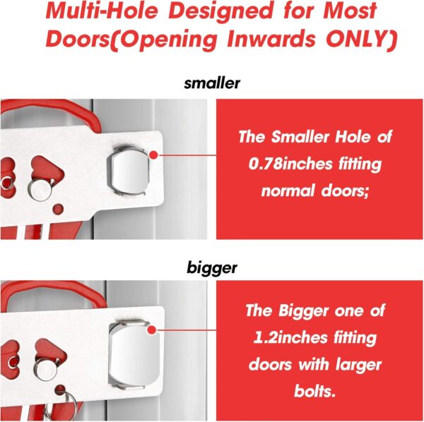 AceMining Portable Door Lock Home Security Door Lock Travel ...