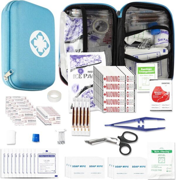 Car-Home Survival First-Aid Kit Emergency-Kit - Blue 273Piec...