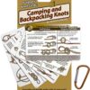 Outdoor Knots - Waterproof Knot Tying Cards with Mini Carabi...
