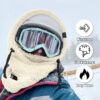 Senllen Balaclava Cold Weather Fleece Windproof Ski Mask Win...