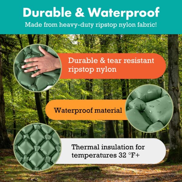 Sleeping Pad for Camping - Ultralight Sleeping Mat for Campi...