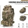 100L Camping Hiking Backpack,Molle military Tactical rucksac...