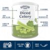 Augason Farms Dehydrated Cross Cut Celery Can, Emergency Foo...
