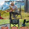 Heated Folding Camping Chair Portable for Outdoor Sports, Fu...