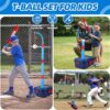 4 in 1 Basketball Hoop for Kids 1-3, 3-5, Toddler Basketball...
