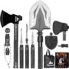 Military-Grade Survival Shovel High Carbon Steel Tactical Sh...