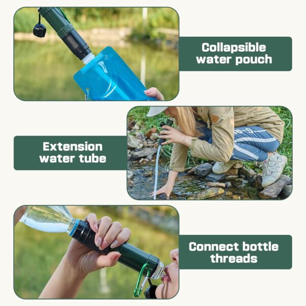 Water Filter Straw Outdoor Portable Personal Water Filter St...