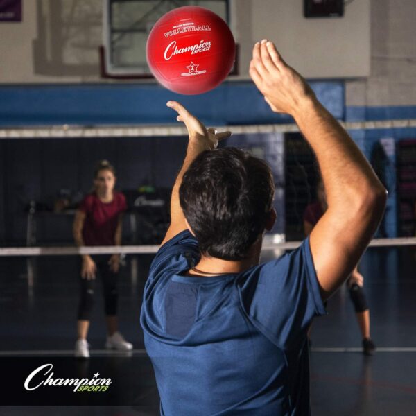 Champion Sports Rubber Volleyball, Official Size, for Indoor...