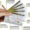Outdoor Knots - Waterproof Knot Tying Cards with Mini Carabi...