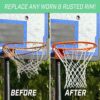 GoSports Regulation 18" Steel Basketball Rim - Choose from F...
