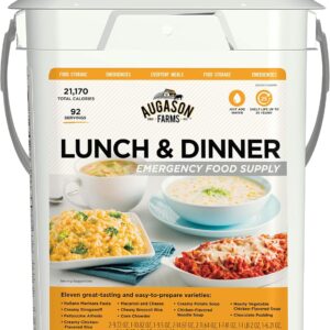 Augason Farms Lunch and Dinner Variety Pail Emergency Food S...