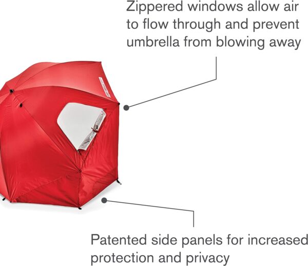 Sport-Brella Premiere UPF 50+ Umbrella Shelter for Sun and R...