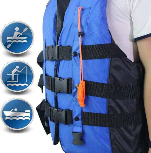 Emergency Whistles with Lanyard Safety Whistle Survival Shri...