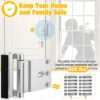Home Security Door Lock, Upgraded Metal Door Reinforcement L...