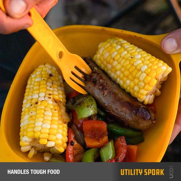 UCO Utility Spork 3-in-1 Combo Spoon-Fork-Knife Utensil, 2-P...