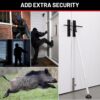 Door Stoppers Security Bar 2 Pack - Heavy Duty Door Jammer -...