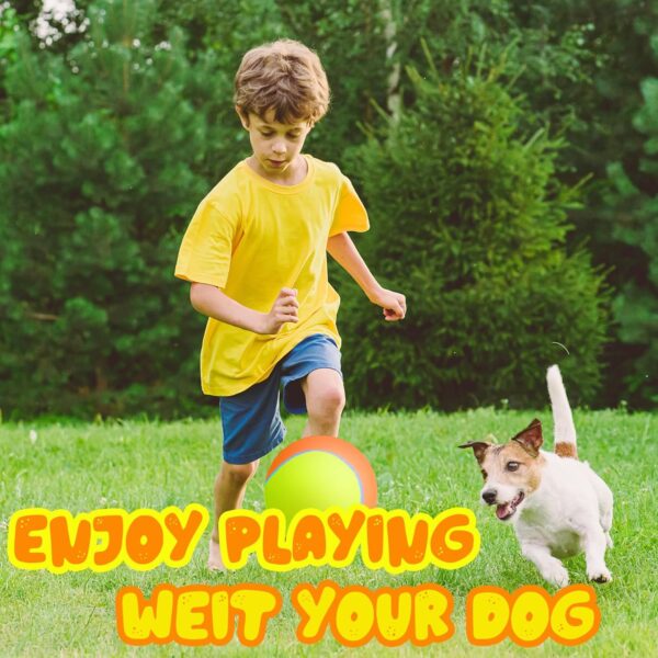 Giant Dog Tennis Ball Big Pet Toys Outdoor Sports Ball with ...