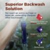 Membrane Solutions Water Filter Straw WS02, Detachable 4-Sta...