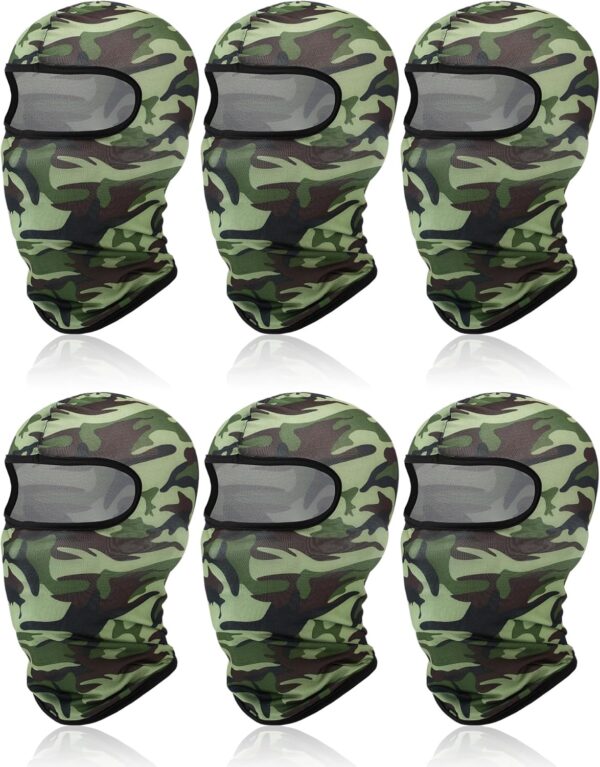 SATINIOR 6 Pcs Ski Mask Cover Balaclava Full Face Mask Summe...