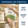 Augason Farms Freeze Dried Peas Can, Emergency Food Supply, ...
