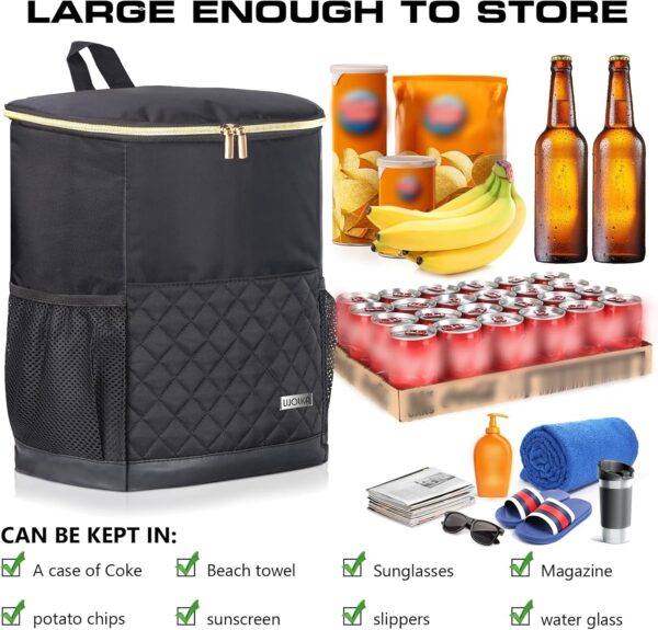 Wolka Cooler Backpack 30 Cans,Portable Backpack Coolers Insu...