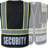 Security Vest for Men Women Reflective Safety Vest with 5 Po...