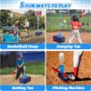 4 in 1 Basketball Hoop for Kids 1-3, 3-5, Toddler Basketball...