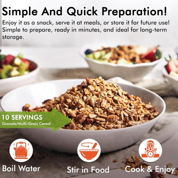 NuManna Grab-n-Go Bucket 80 Servings GMO Free, No Added Pres...