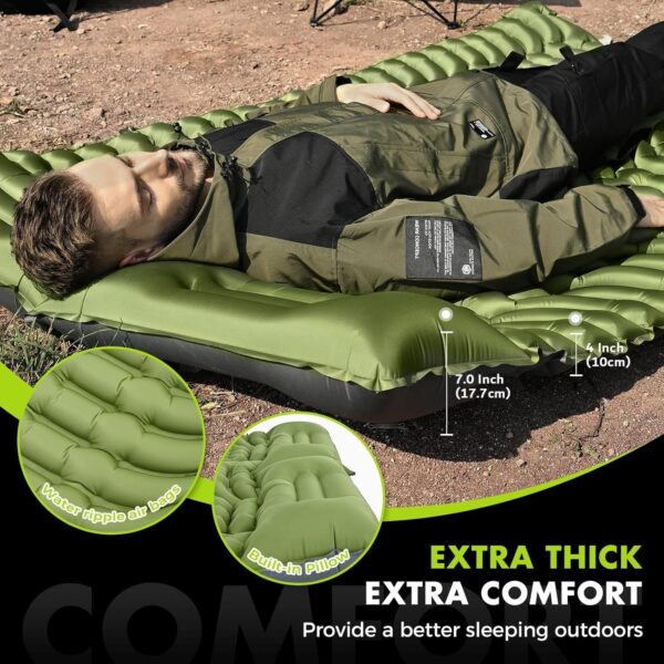 Camping Sleeping Pad,Double Sleeping Pad for Camping-Self In...