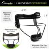 Champion Sports Steel Softball Face Mask - Classic Fielders ...