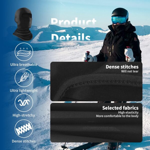 YESLIFE Ski Mask, Face Mask for Men and Women – Skiing, Snow...