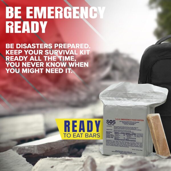 SOS Food Labs, Inc. 185000825 S.O.S. Rations Emergency 3600 ...