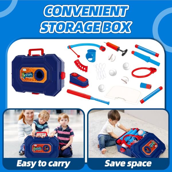 4 in 1 Basketball Hoop for Kids 1-3, 3-5, Toddler Basketball...