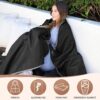 Tirrinia Waterproof Outdoor Blanket with Sherpa Lining, Wind...