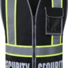 Security Vest for Men Women Reflective Safety Vest with 5 Po...