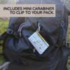 Outdoor Knots - Waterproof Knot Tying Cards with Mini Carabi...