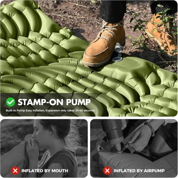 Camping Sleeping Pad,Double Sleeping Pad for Camping-Self In...
