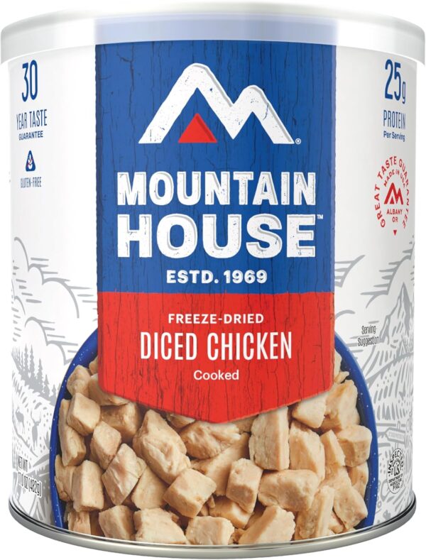 Mountain House Cooked Diced Chicken | Freeze Dried Survival ...