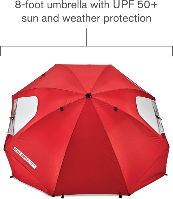 Sport-Brella Premiere UPF 50+ Umbrella Shelter for Sun and R...