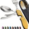 Orblue 4-in-1 Camping Utensils, 2-Pack, Portable Stainless S...