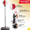 Whoobli Punching Bag for Kids Incl Boxing Gloves | 3-10 Year...
