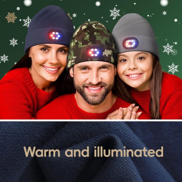 Unisex Beanie with The Light, Gifts for Men Women Husband Hi...