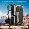 Maelstrom Hiking Backpack,Camping Backpack,40L Waterproof Hi...