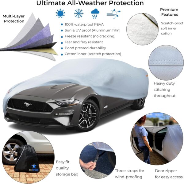 EzyShade 10-Layer Waterproof Sports Car Cover. See Vehicle S...