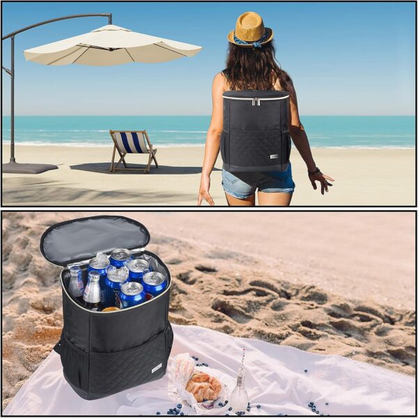 Wolka Cooler Backpack 30 Cans,Portable Backpack Coolers Insu...